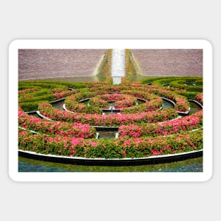 Getty Museum Gardens Study 8 Sticker